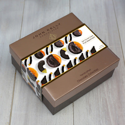 John Kelly Chocolates Dark Chocolate Dipped Fruit Assortment Gift Box