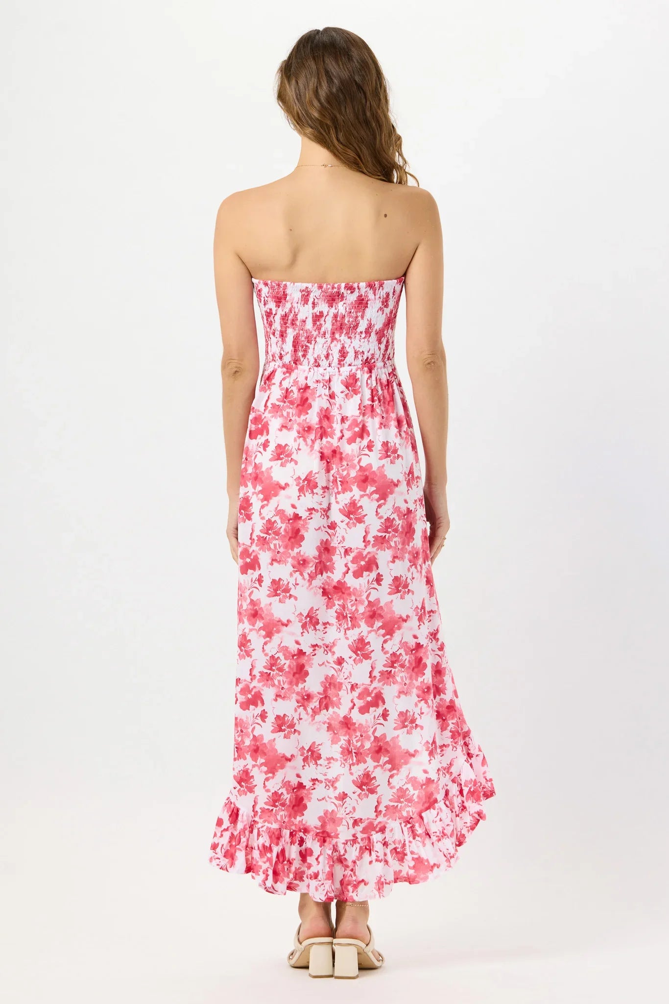 Tiare Hawaii Aila Maxi Dress - Dreamy Floral Guava