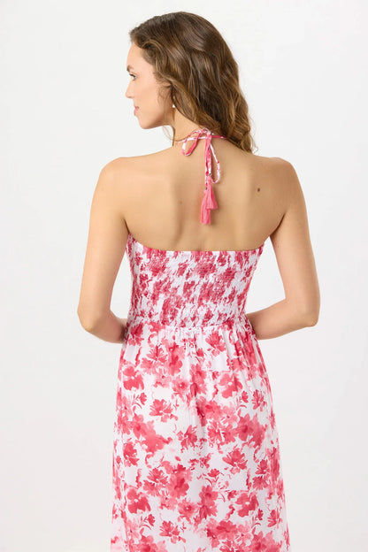 Tiare Hawaii Aila Maxi Dress - Dreamy Floral Guava