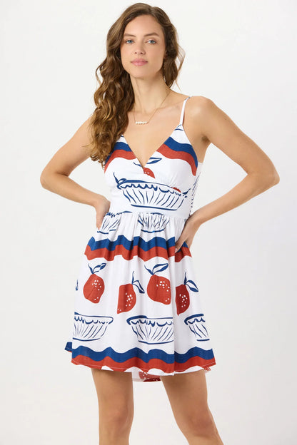 Tiare Hawaii Aloha Mini Dress - Amalfi Rust
