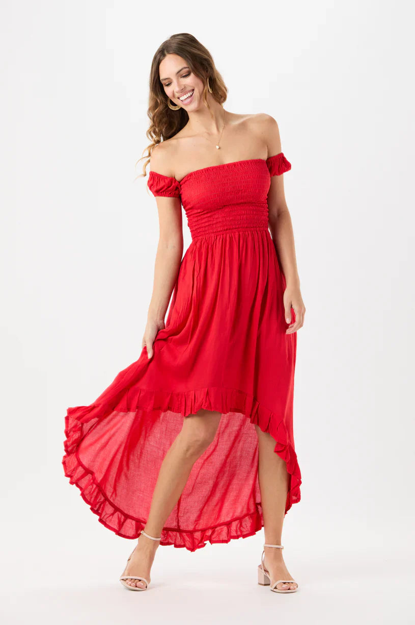 Tiare Hawaii Amara Maxi Dress - Red