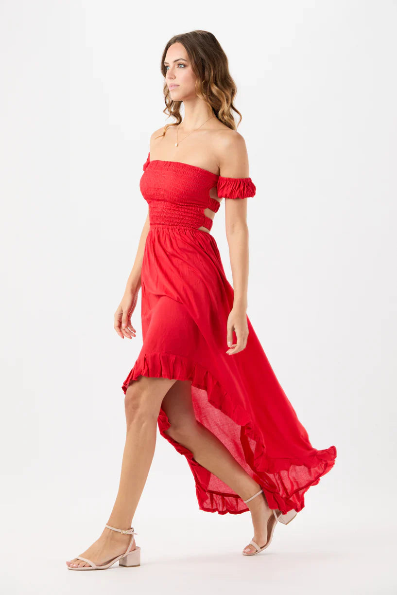 Tiare Hawaii Amara Maxi Dress - Red