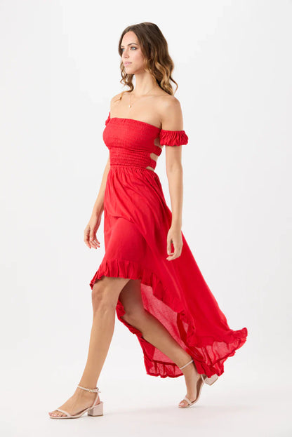 Tiare Hawaii Amara Maxi Dress - Red