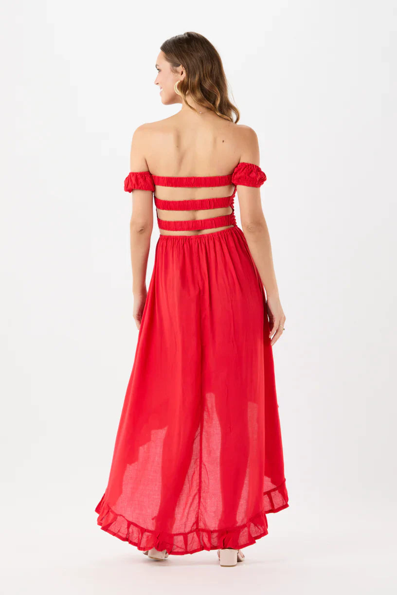 Tiare Hawaii Amara Maxi Dress - Red