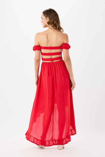 Tiare Hawaii Amara Maxi Dress - Red