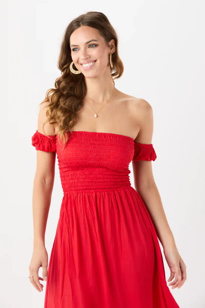 Tiare Hawaii Amara Maxi Dress - Red