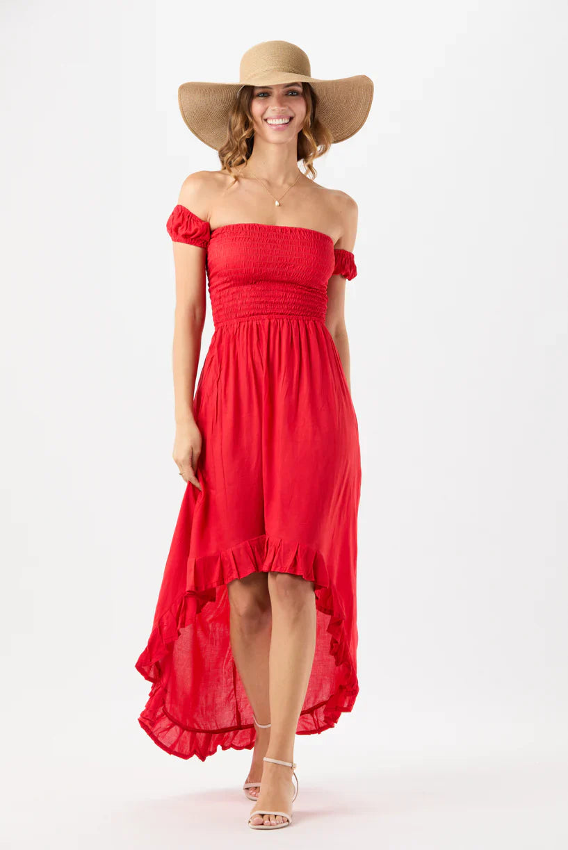 Tiare Hawaii Amara Maxi Dress - Red
