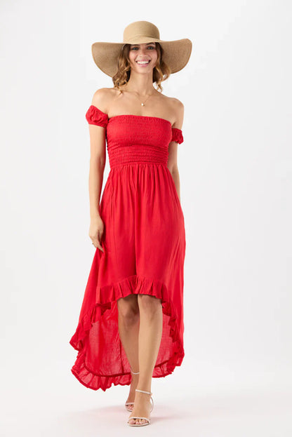 Tiare Hawaii Amara Maxi Dress - Red
