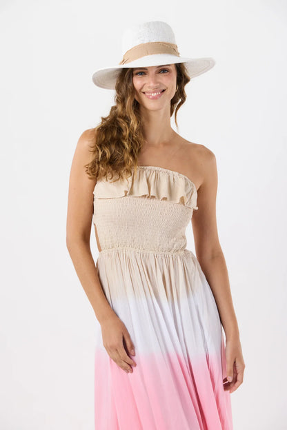 Tiare Hawaii Andy Maxi Dress - Sand Rose Ombre