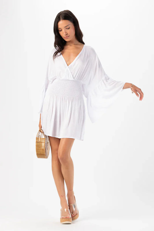 Tiare Hawaii Angel Mini Dress - White