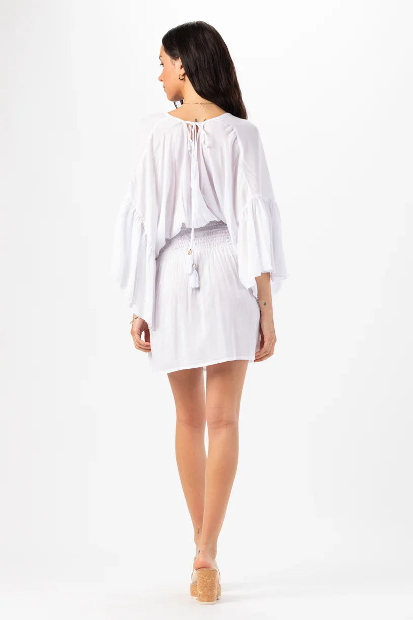 Tiare Hawaii Angel Mini Dress - White