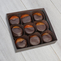 John Kelly Chocolates Dark Chocolate Dipped Apricot Gift Box