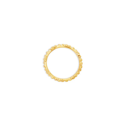 ARGENTO VIVO THE FREYA FLOWER BAND RING