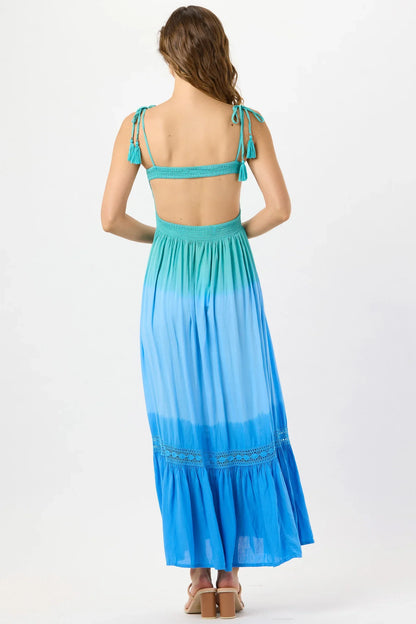 Tiare Hawaii Avalon Maxi Dress - Jungle Blue Ombre