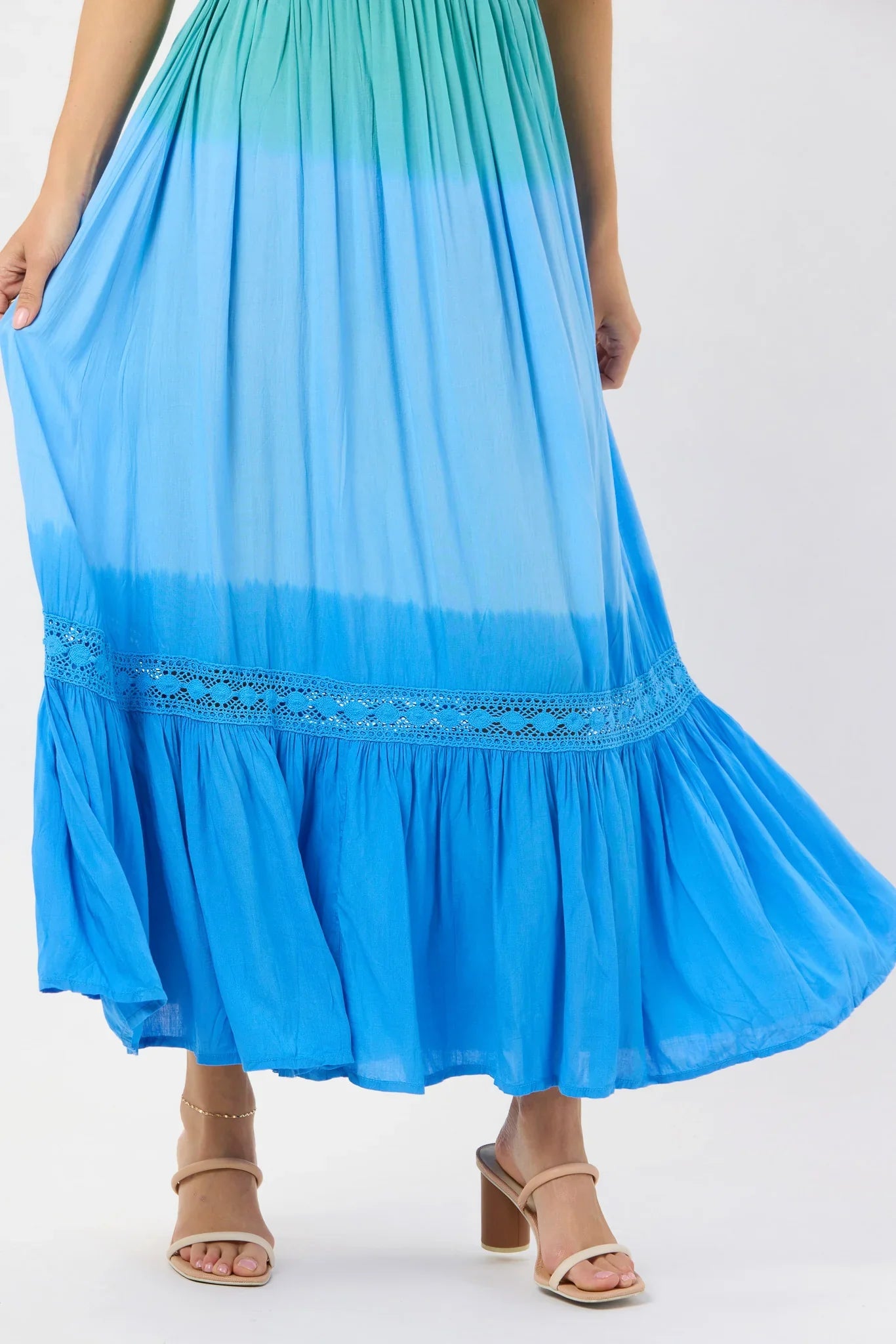 Tiare Hawaii Avalon Maxi Dress - Jungle Blue Ombre