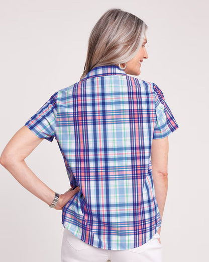 BLAIR Women's Tops Fiesta Camp Shirt (Women Plus) - x3