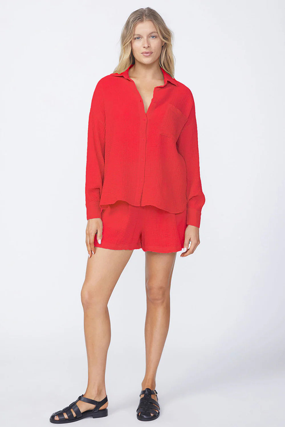 BAILEY/44 Women's Stateside Gauze Oversized Shirt