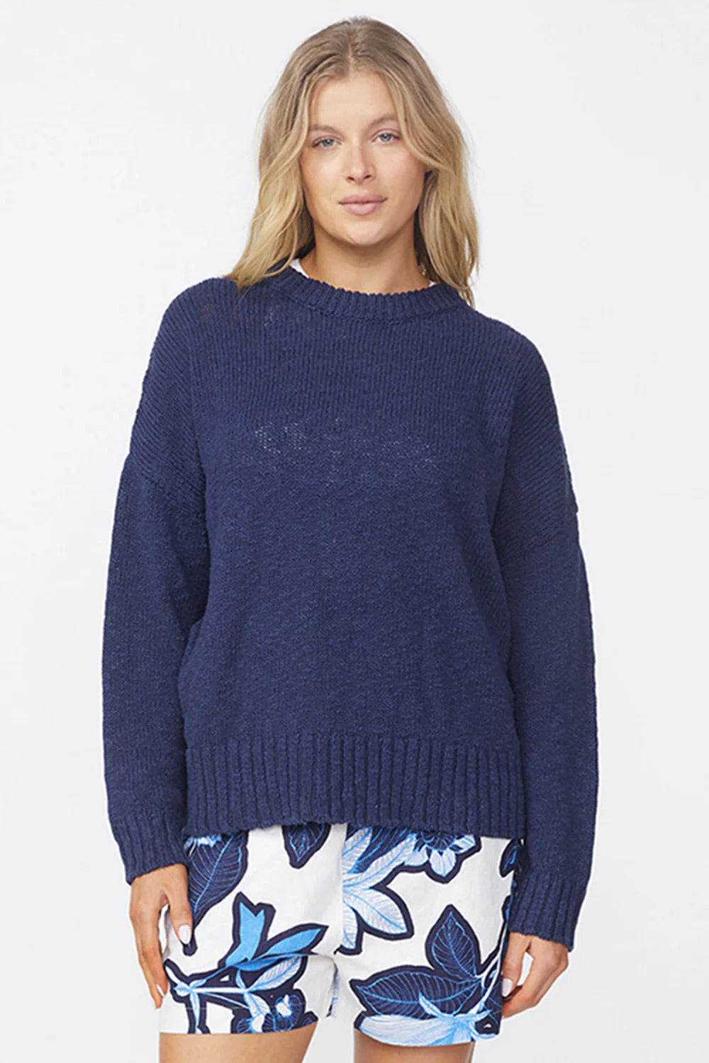 BAILEY/44 Women's Stateside Cotton Linen Pullover Sweater