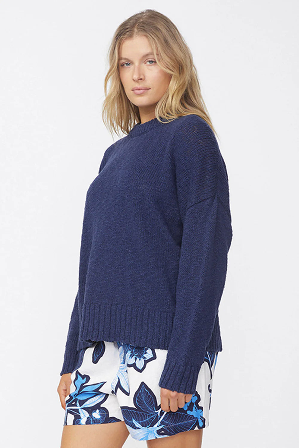 BAILEY/44 Women's Stateside Cotton Linen Pullover Sweater