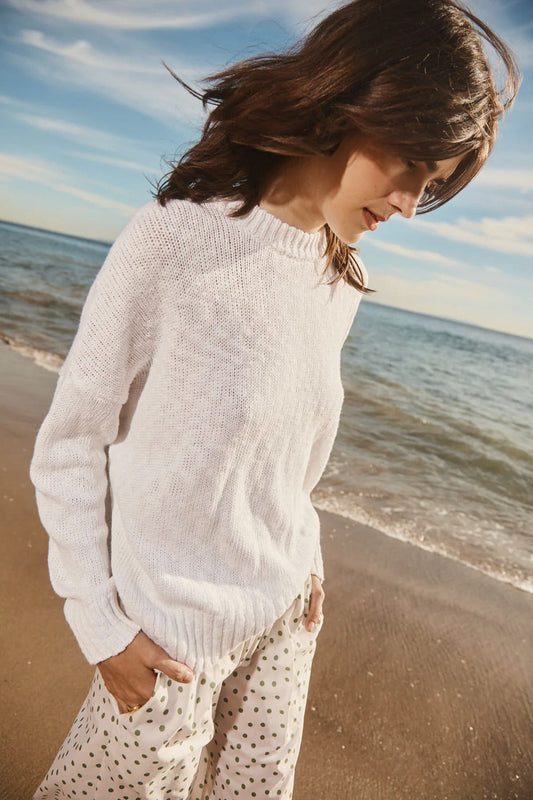 BAILEY/44 Women's Stateside Cotton Linen Pullover Sweater