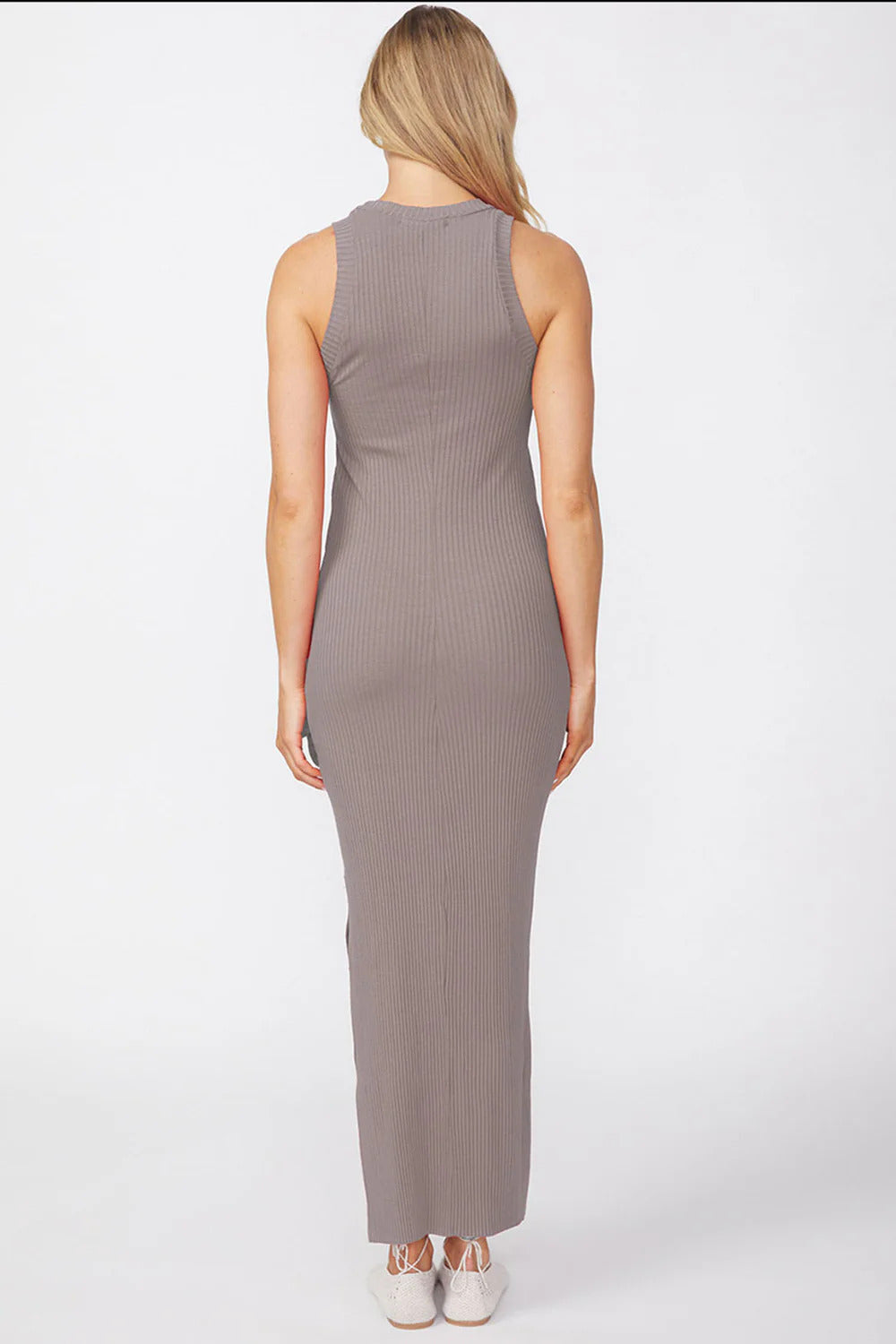 BAILEY/44 Women's Stateside Poorboy Rib Tank Maxi Dress in Twig