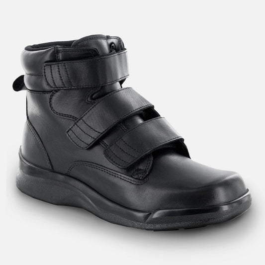 Apexfoot Men's Biomechanical Triple-Strap Work Boot - Black