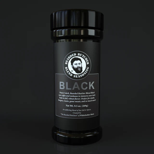 The Bearded Butchers Bearded Butcher Blend Black 9.5oz Shaker