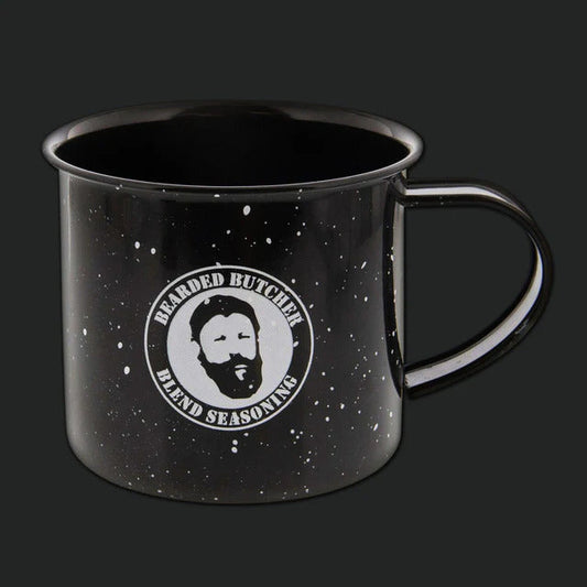 The Bearded Butchers Bearded Butcher Metal Coffee Cup