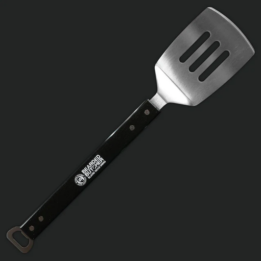 The Bearded Butchers Bearded Butcher Grilling Spatula with Attached Bottle Opener