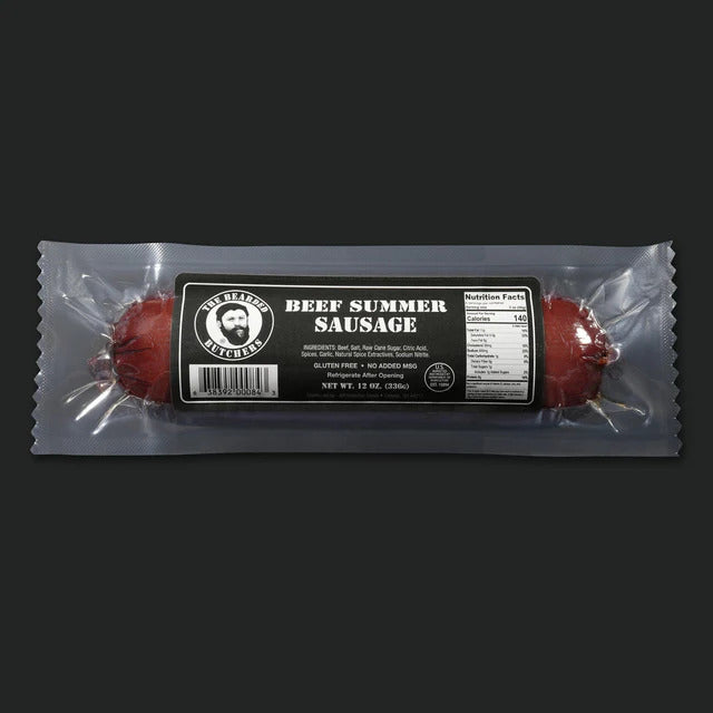 The Bearded Butchers Bearded Butcher Summer Sausage 12oz - Case of 12