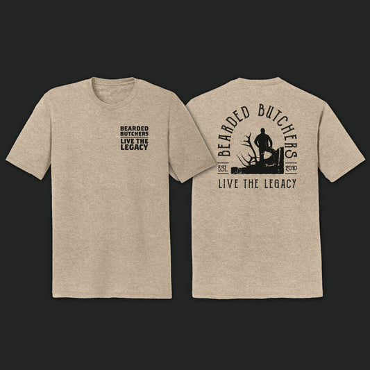 The Bearded Butchers Live the Legacy Arch T-Shirts