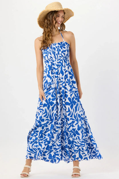 Tiare Hawaii Bellini Maxi Dress - Bora Bora Blue
