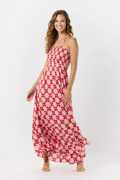 Tiare Hawaii Bellini Maxi Dress - Casablanca Red
