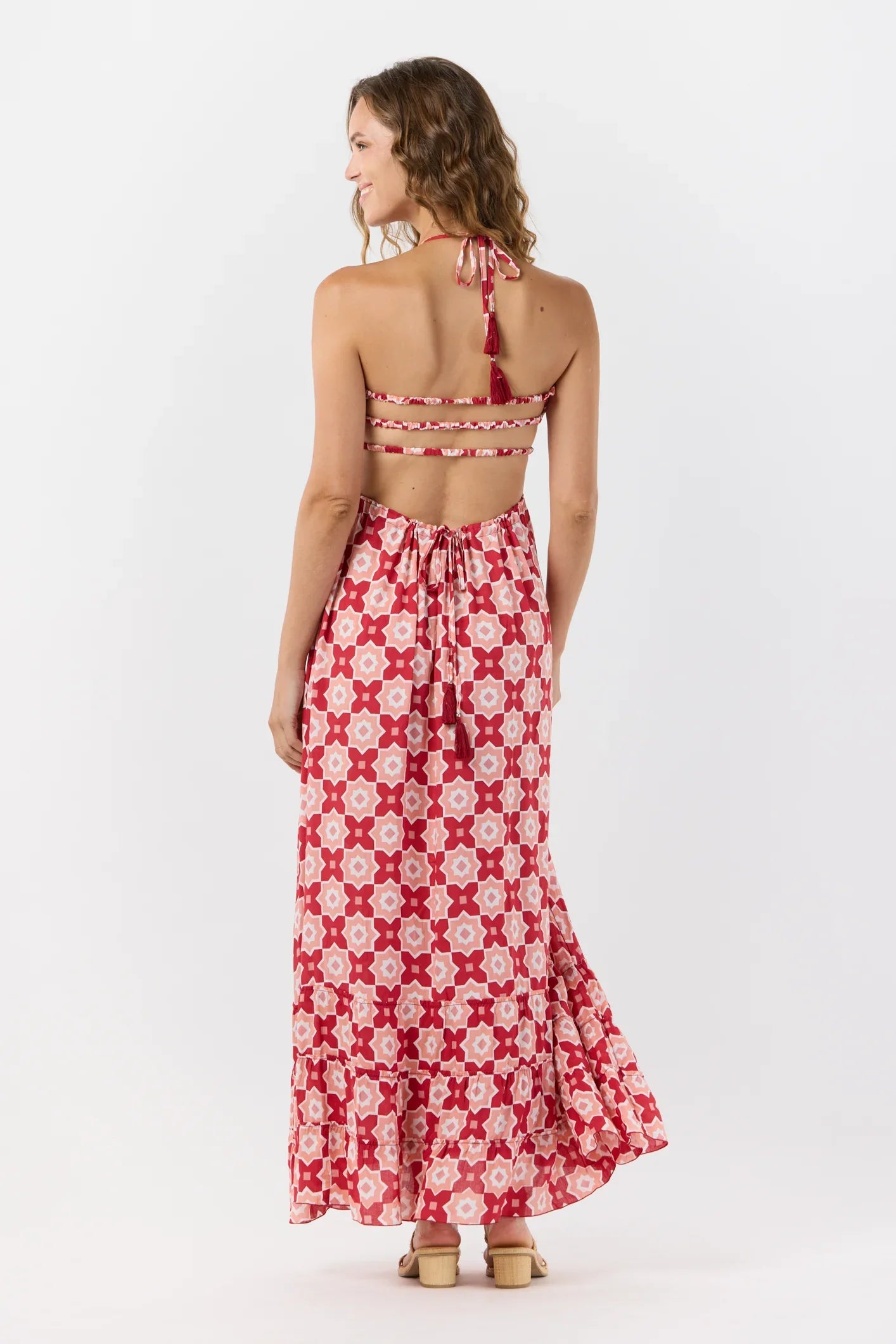Tiare Hawaii Bellini Maxi Dress - Casablanca Red