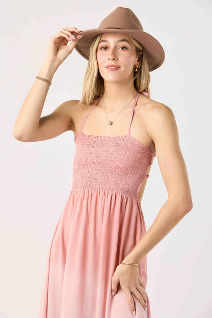 Tiare Hawaii Bellini Maxi Dress - Mauve Pink Ombre