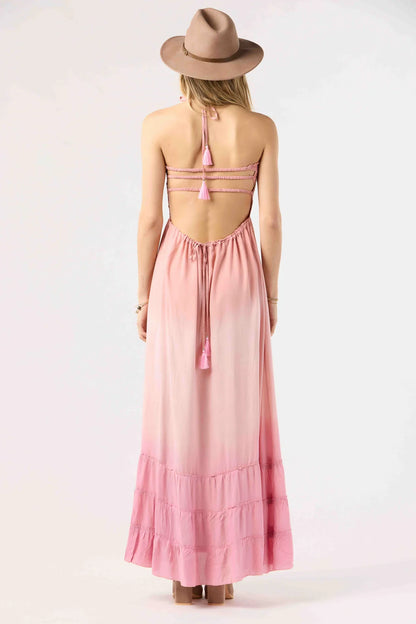 Tiare Hawaii Bellini Maxi Dress - Mauve Pink Ombre