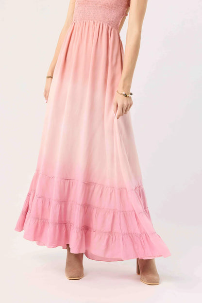 Tiare Hawaii Bellini Maxi Dress - Mauve Pink Ombre