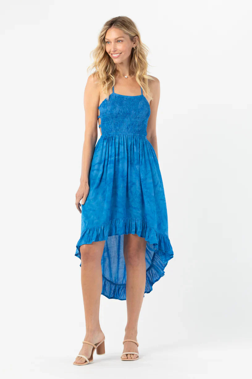 Tiare Hawaii Bellini Midi Dress - Batik Salt Pacific