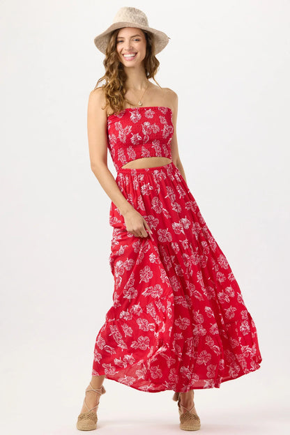 Tiare Hawaii Boracay Maxi Dress - Honolulu Red
