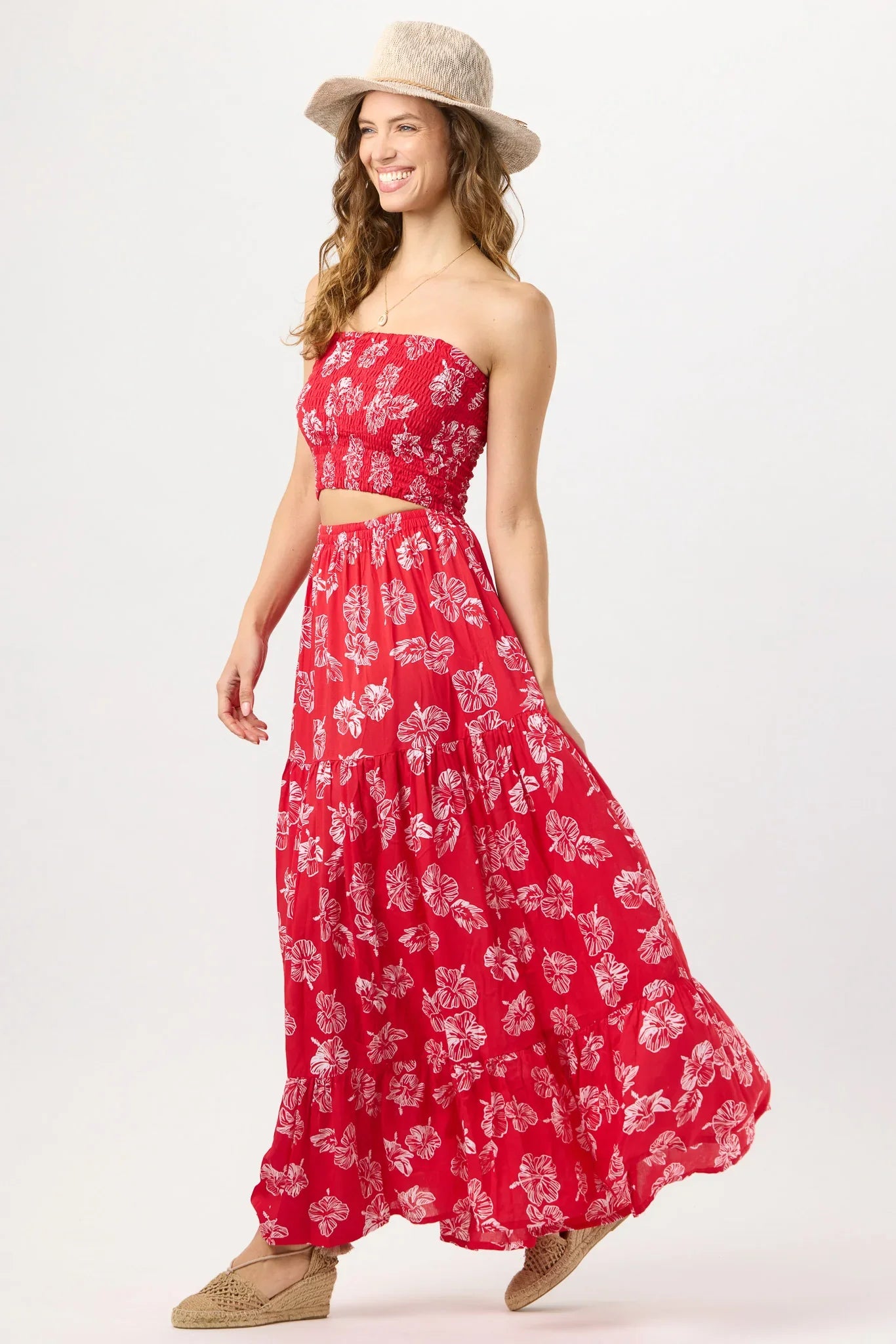 Tiare Hawaii Boracay Maxi Dress - Honolulu Red