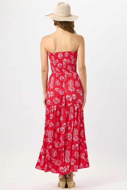Tiare Hawaii Boracay Maxi Dress - Honolulu Red