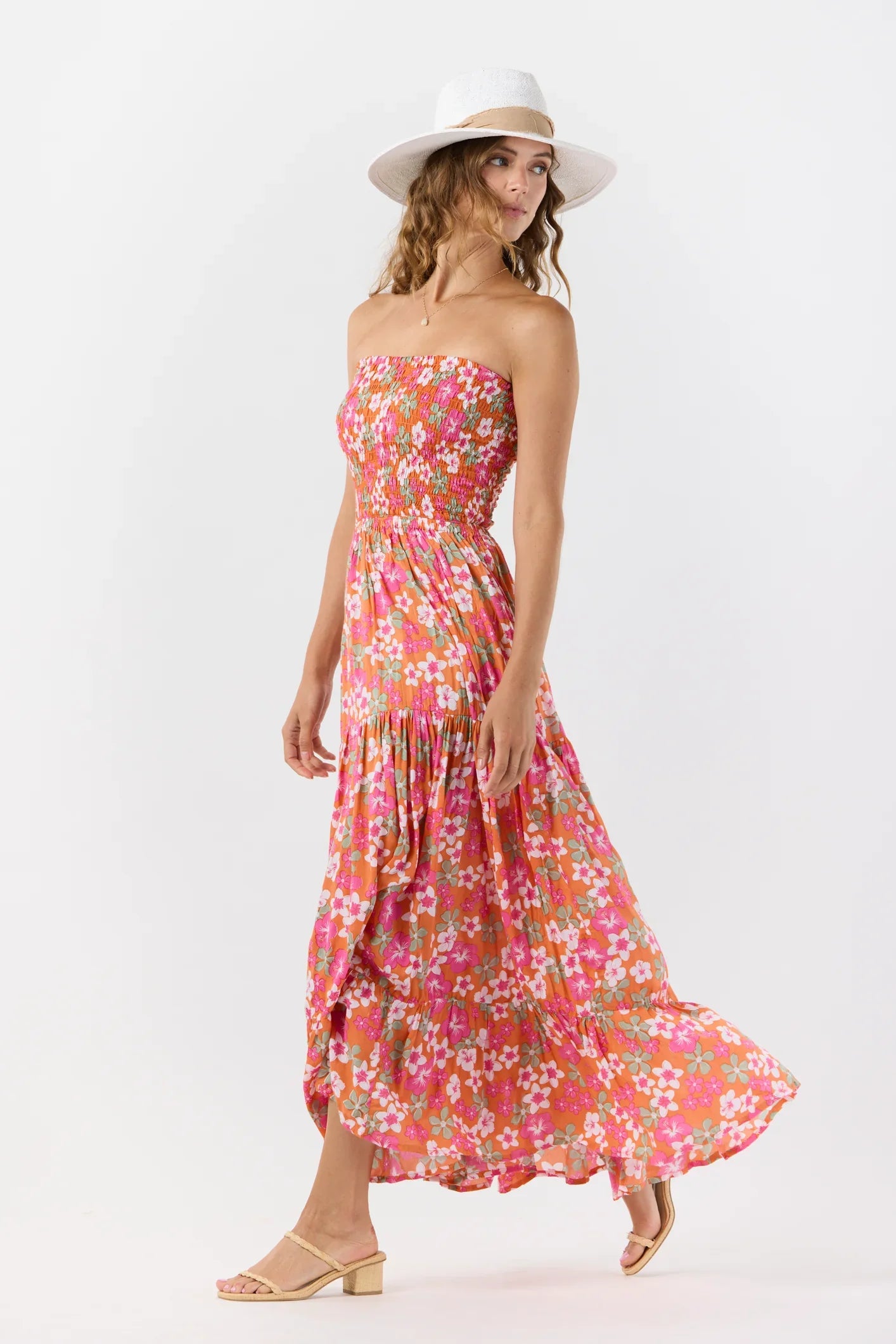 Tiare Hawaii Boracay Maxi Dress - Island Medley Rust