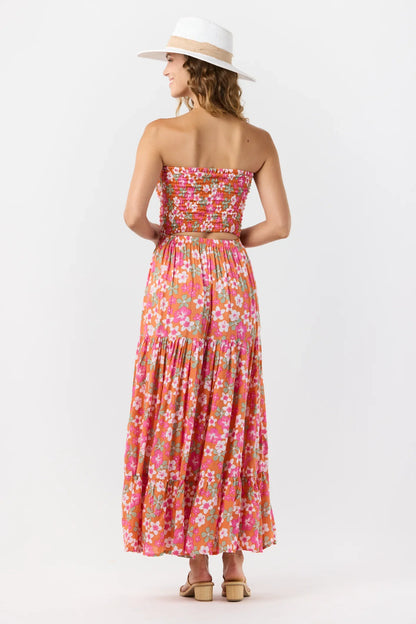 Tiare Hawaii Boracay Maxi Dress - Island Medley Rust