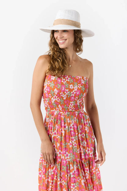Tiare Hawaii Boracay Maxi Dress - Island Medley Rust