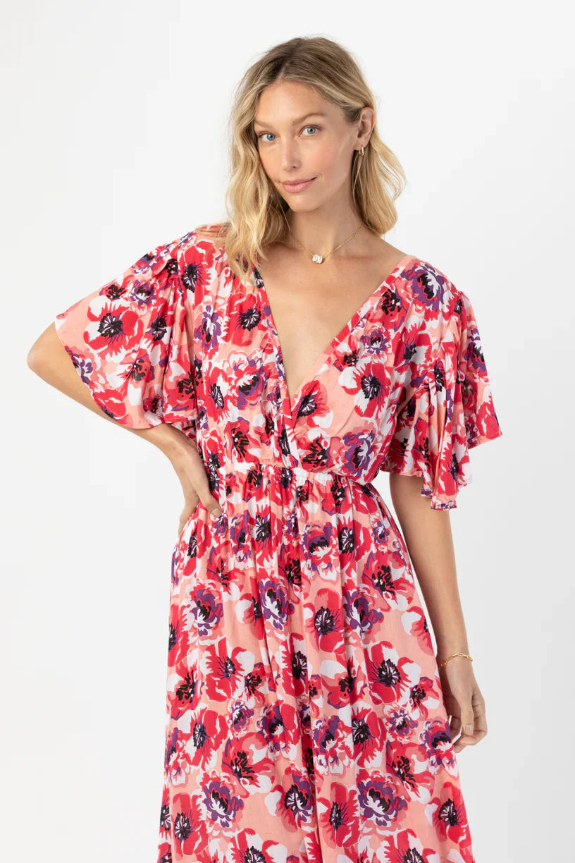 Tiare Hawaii Bowie Maxi Dress - Poppy Mauve