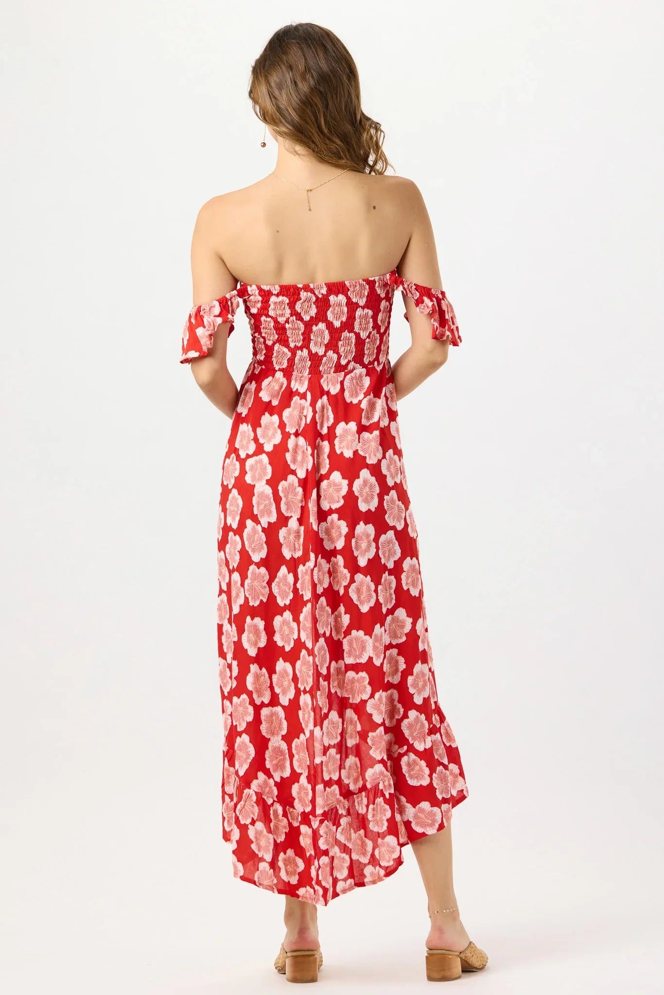 Tiare Hawaii Brooklyn Maxi Dress - Lanai Floral Red