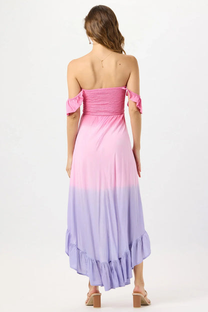 Tiare Hawaii Brooklyn Maxi Dress - Pink Violet Ombre