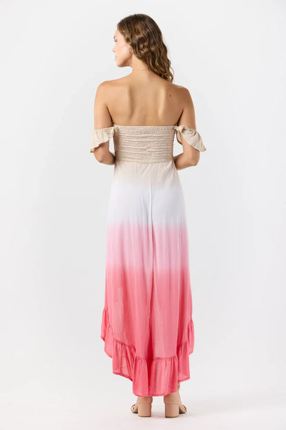 Tiare Hawaii Brooklyn Maxi Dress - Sand Rose Ombre