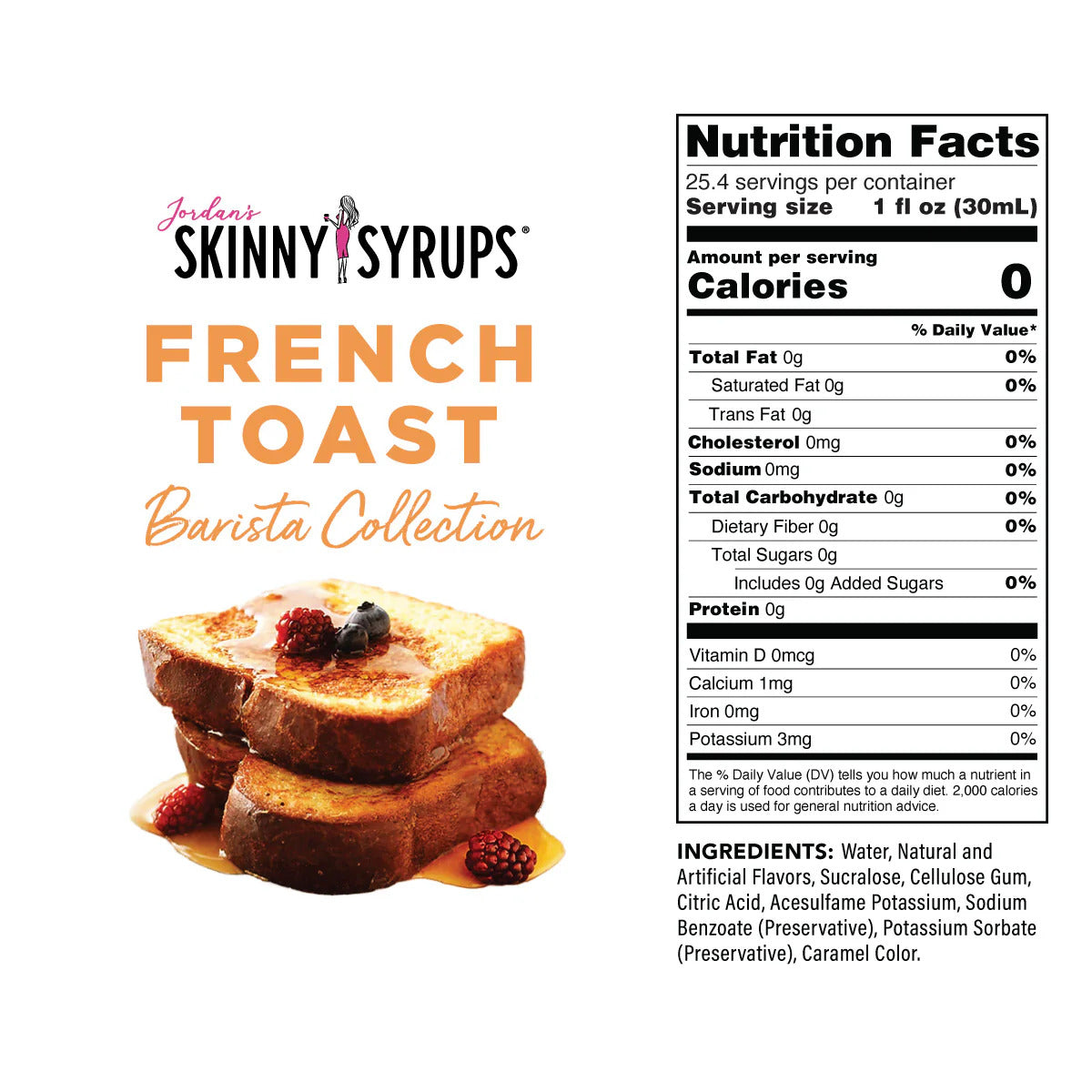 Skinny Mixes Sugar Free French Toast Syrup