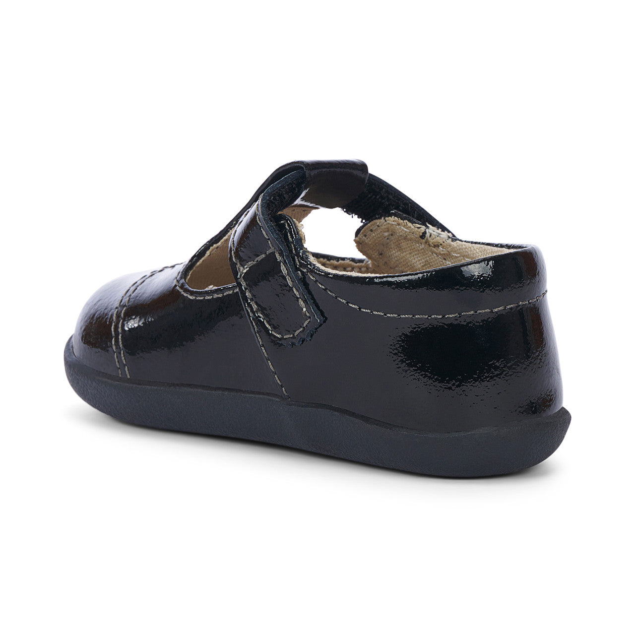 See Kai Run Girl's Bianca Mini (First Walker) Black Patent